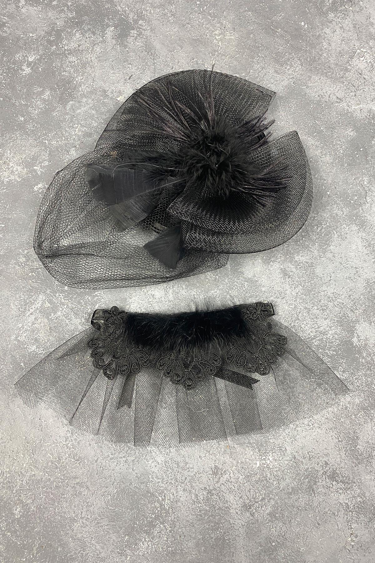  Wholesale Voilet Wedding Hat Bridal Accessory and Lavin Feather Wrist Accessory