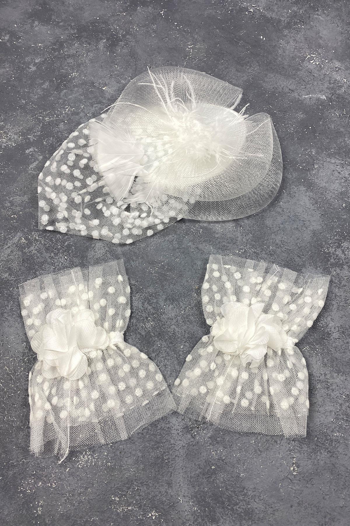  Wholesale Voile Wedding Hat Bridal Accessory And Vera Couple Wrist Accessory