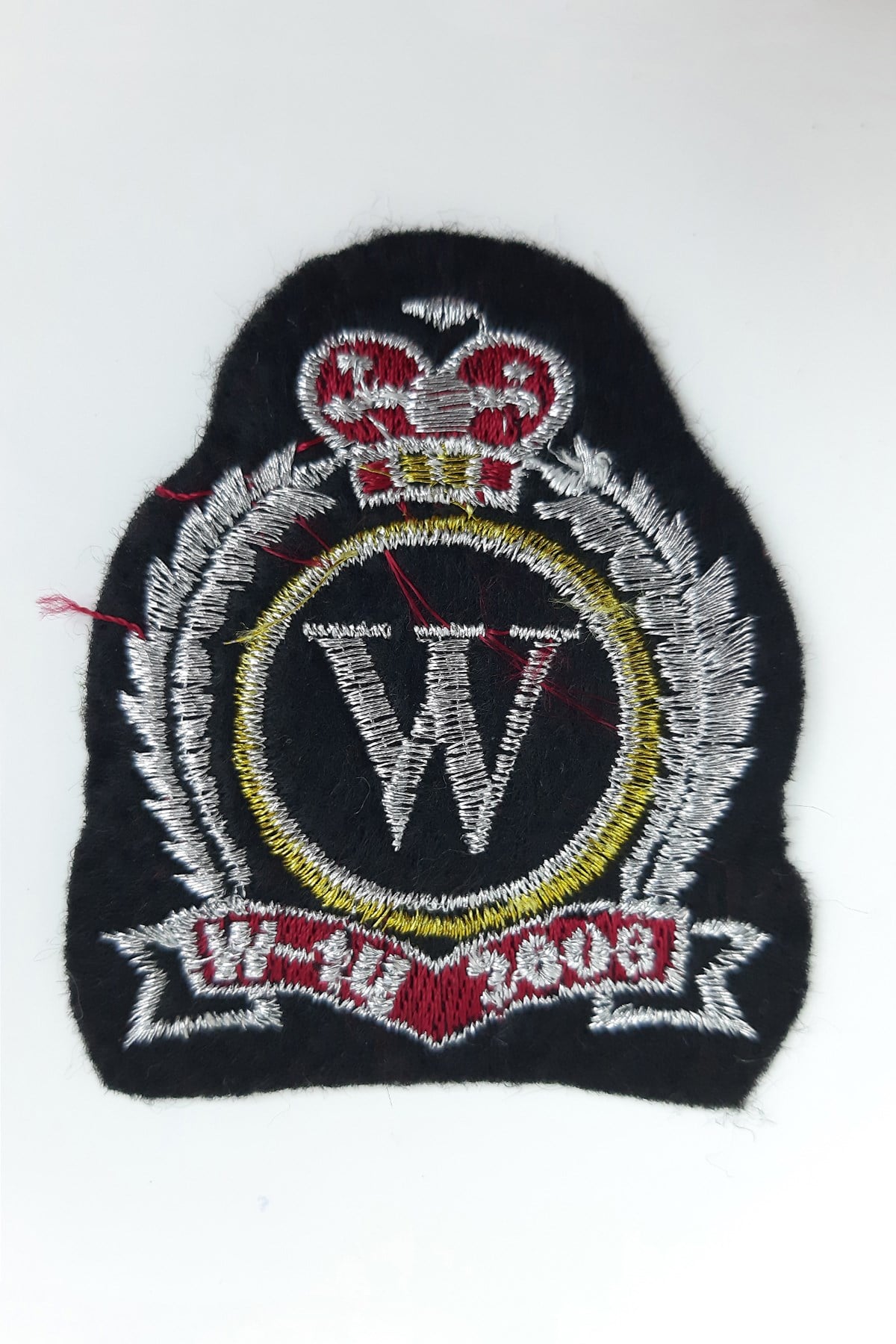 W Emblem Crest Patch