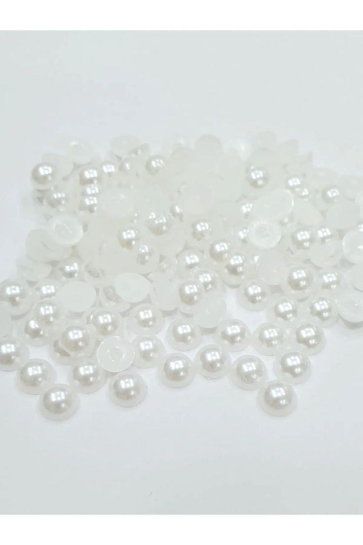 Yarım Inci - 6 Mm Kırık Beyaz (100 GR - 1800 AD)