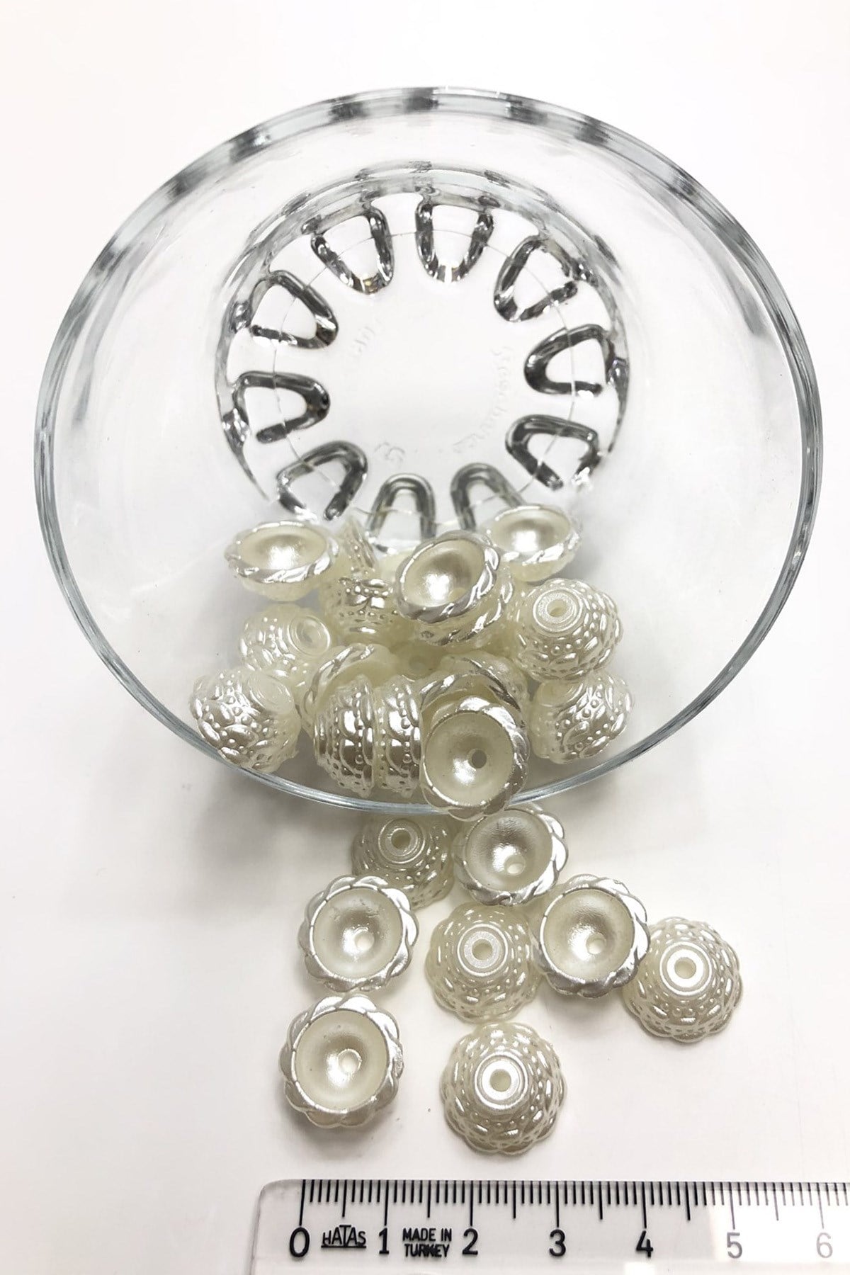 Yarım İnci Boncuk Plastik Kapak