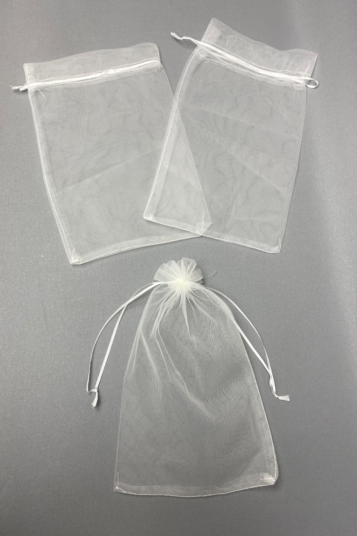 Yasin Boy and Gift Transparent Tulle Pouch 25 Pieces (19*30 cm)