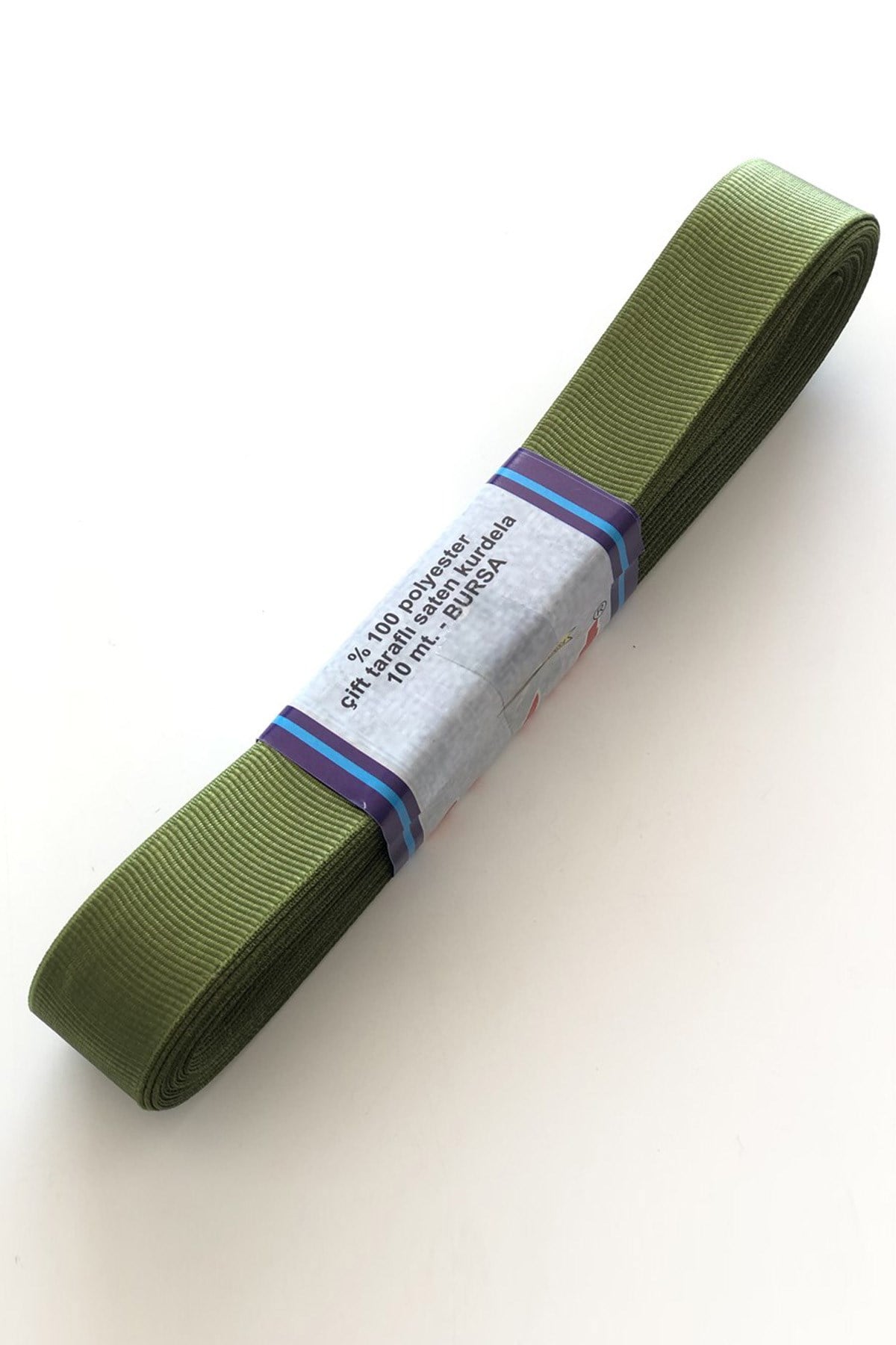 Yeşil Grogren Kurdele 2 cm 10 mt