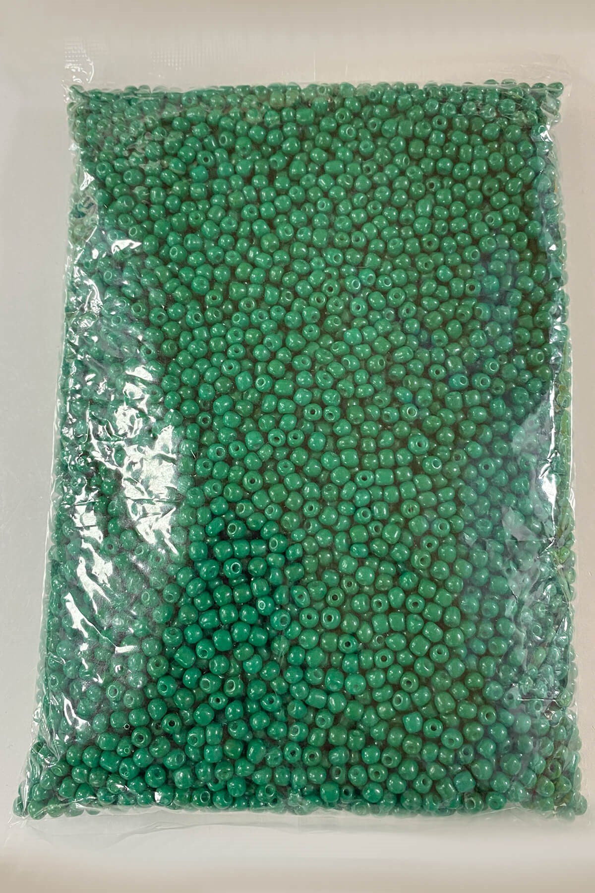 Yeşil Kum Boncuk 4 mm 500 gr