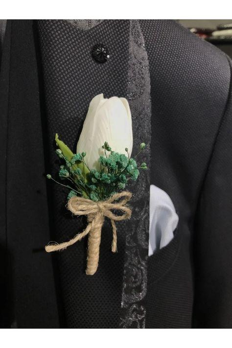 Yeşil Lale Yaka Çiçeği- Damat Çiçeği - Sağdıç Çiçeği