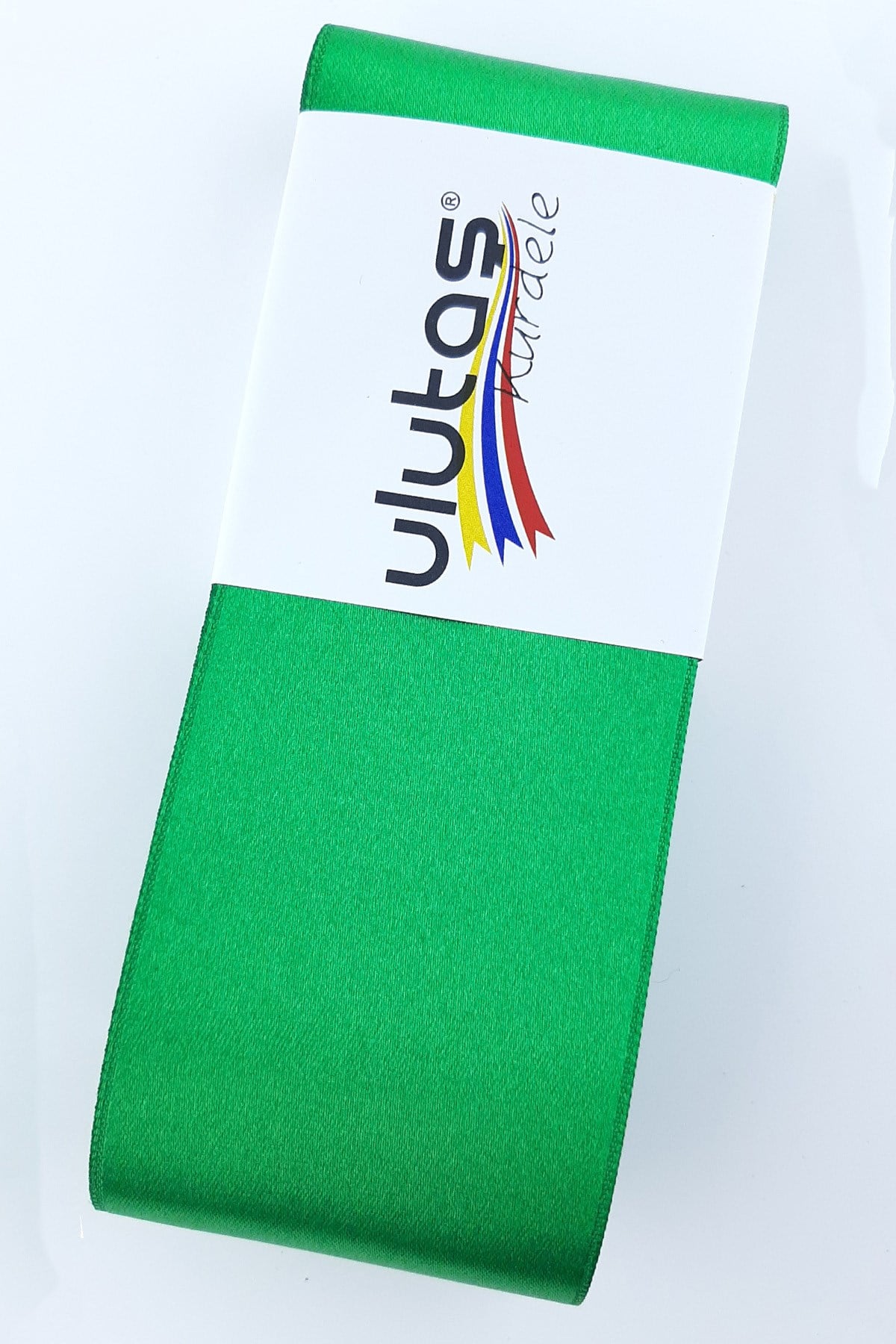 Yeşil Saten Kurdele 6 cm 10 Mt