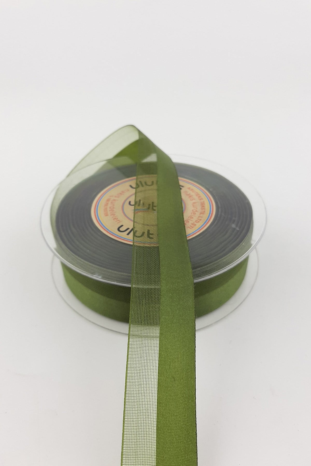 Green Waterway Ribbon 2.5 cm