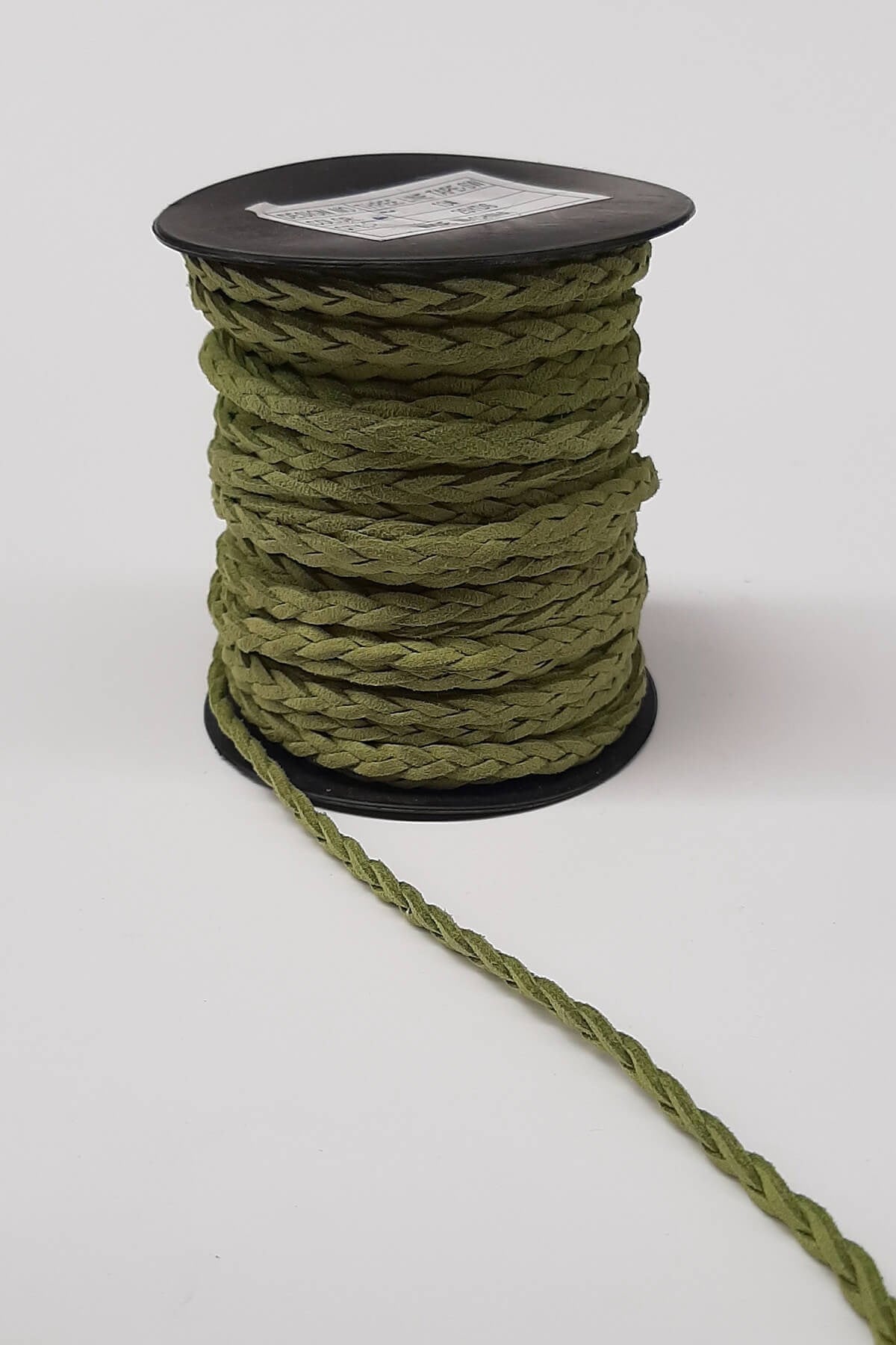 Green Suede Knitting Rope