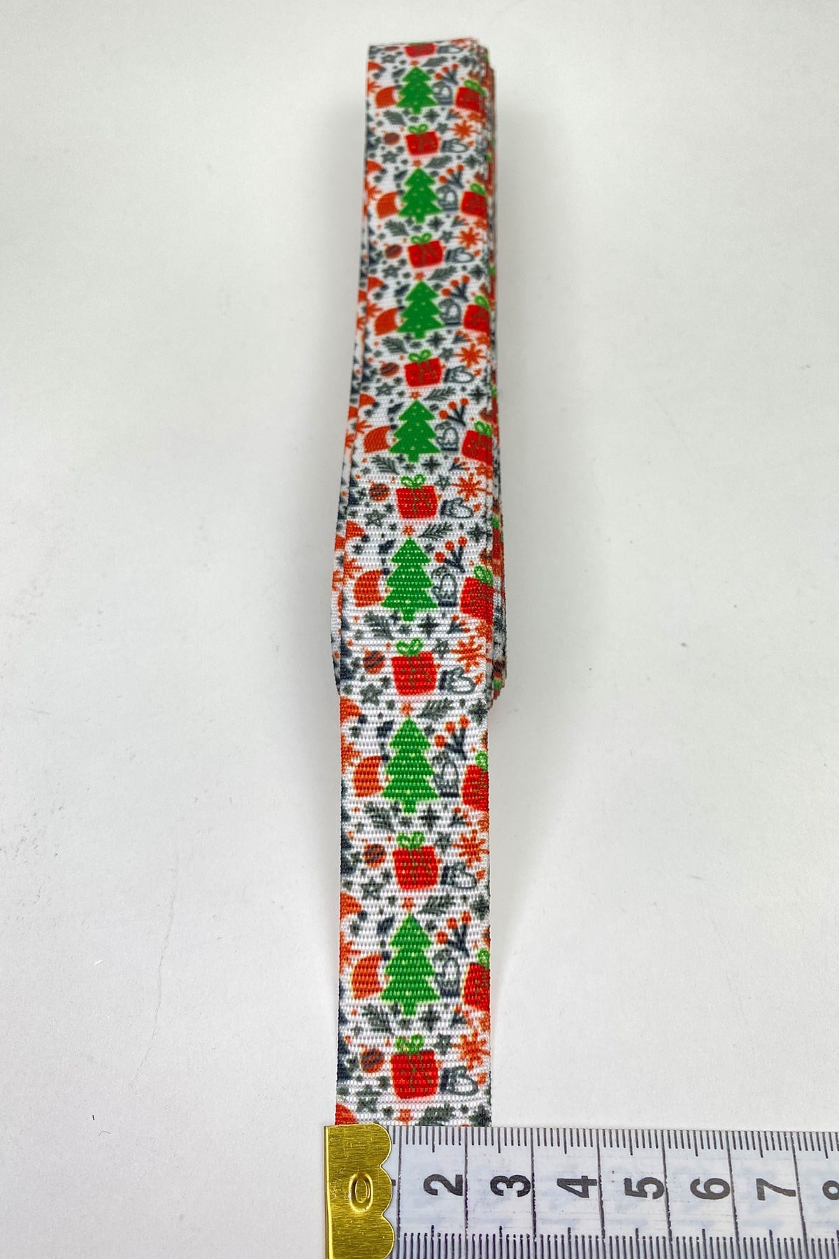 Christmas Gift Print Ribbon