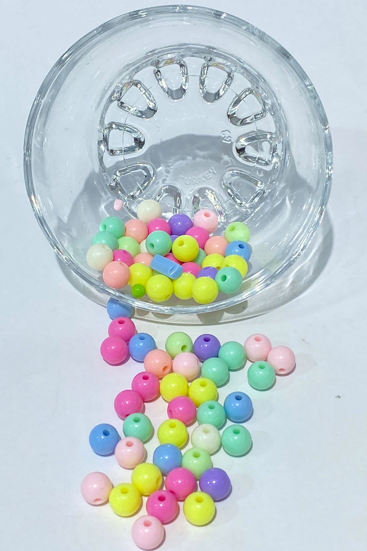 Round Plastic Beads 20 gr