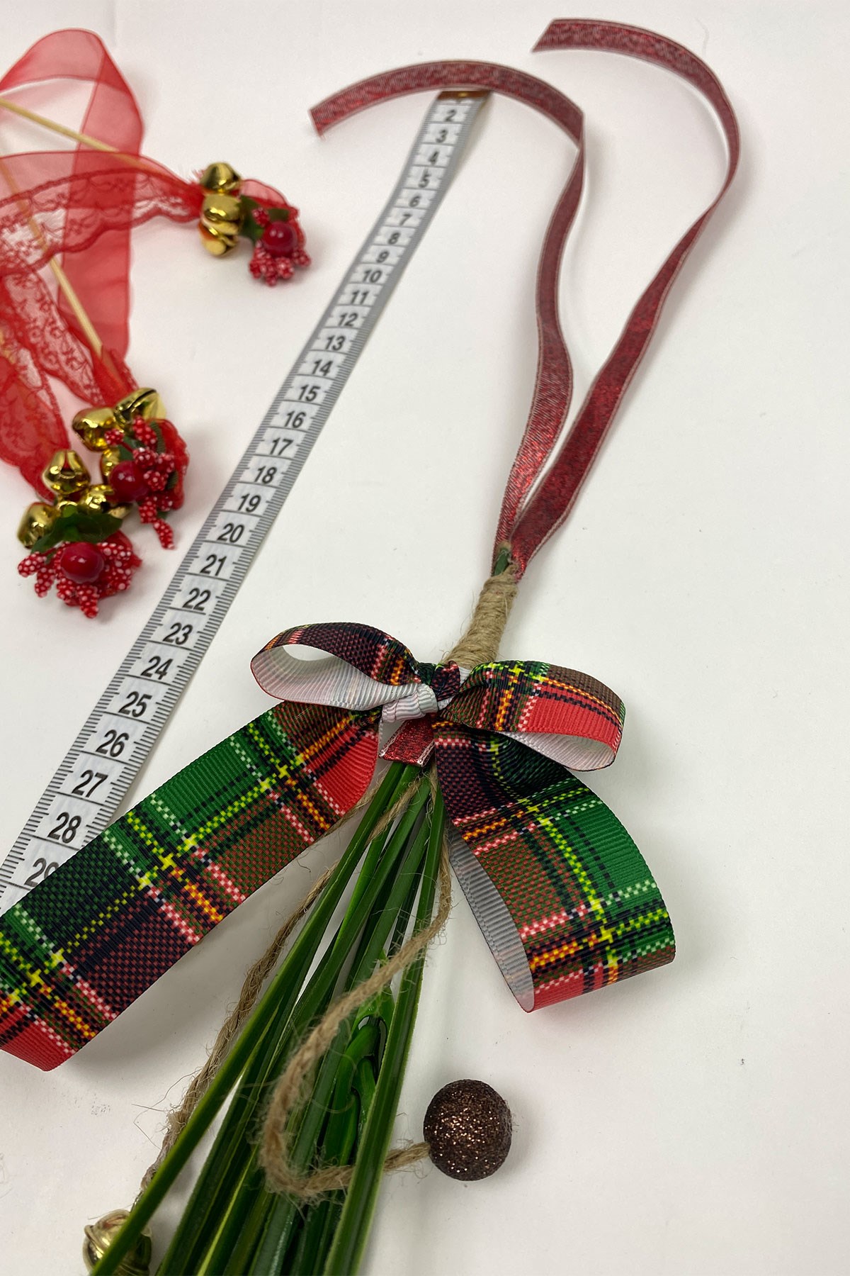 Zilli Yılbaşı Ağaç Süsü(5Adet)