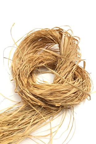 Doğal Rafya Muz Lifi Naturel İp 100 grm