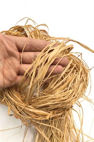 Doğal Rafya Muz Lifi Naturel İp 100 grm