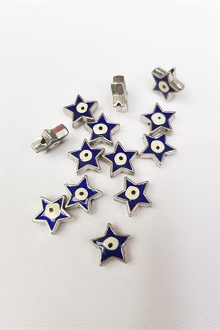  قلادة فضية على شكل عين الشر