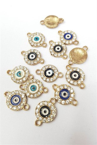  عين الشر الأصفر مطرز سوار تلميح