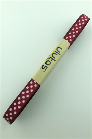 1 cm Polka Dot Grosgrain Ribbon