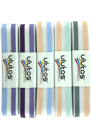 10 mt Line Printed Grosgrain Ribbon