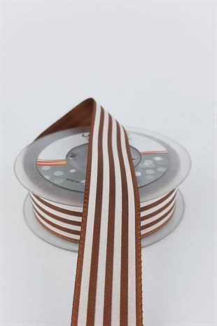 2.5 Cm Çizgili Tafta Kurdele 20 mt