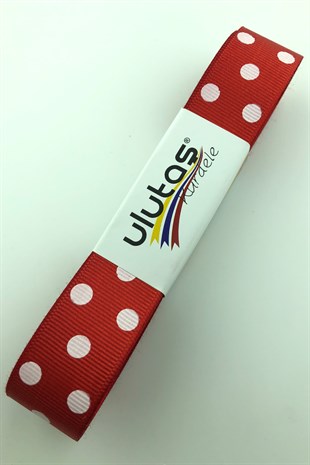 2.5 cm Ribbon Polka Dot Grosgrain