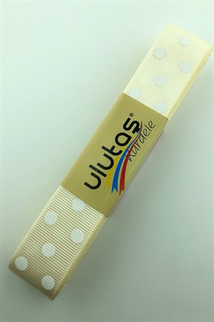 2.5 cm Polka Dot Grosgrain Ribbon