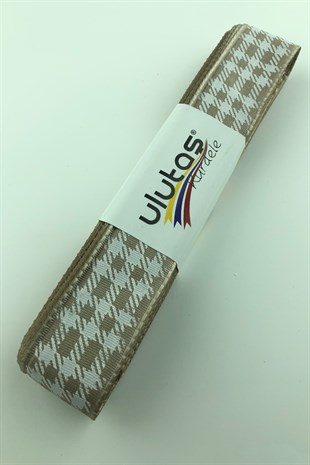 2.5 Cm Varak Baskılı Tafta Kurdele