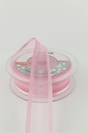 20 mt Geniş Organzeli Saten Kurdele 2,5 cm