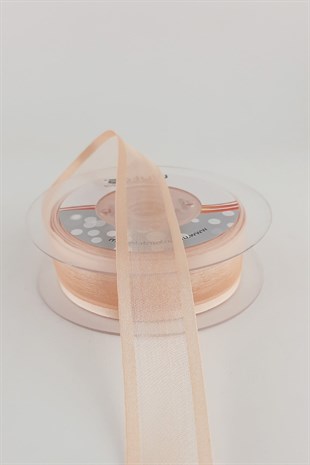 20 mt Geniş Organzeli Saten Kurdele 2,5 cm