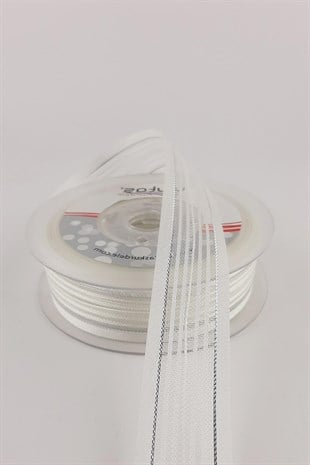 2,5 cm 25 m Corded Ribbon