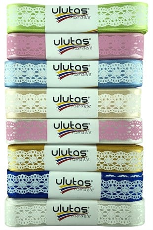 2,5 cm Desenli Saten Kurdele