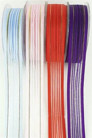 25 mt 2.5 cm Corded Ribbon