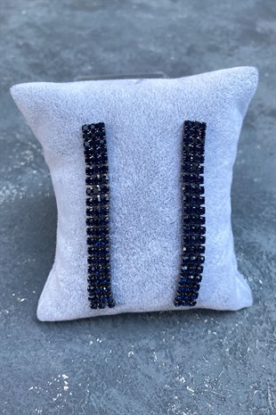 3 Rows Dangle Evening Dress Earrings