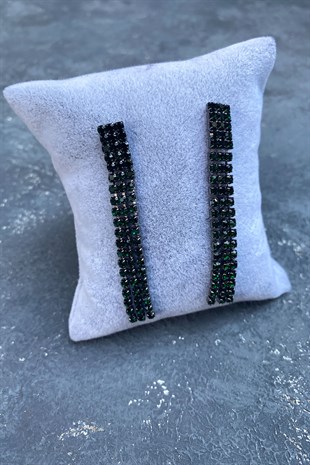 3 Rows Dangle Evening Dress Earrings