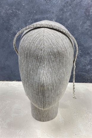 3 Sıra Sallantılı Gelin Tacı Saç Aksesuarı