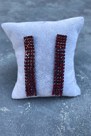 4 Rows Dangle Evening Dress Earrings