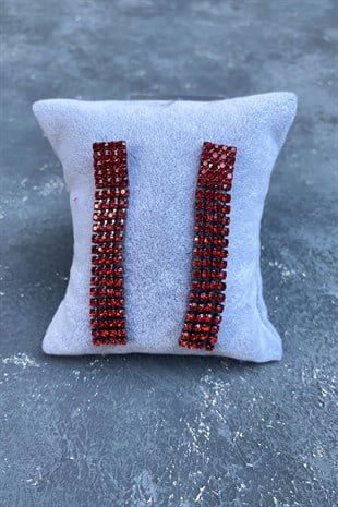 4 Rows Dangle Evening Dress Earrings