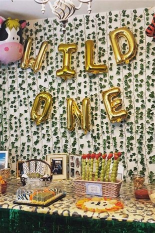 6 Adet Yeşil Yapraklı Yapay Sarmaşık Çiçek 2 Metre