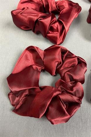 6 Lı Saten Saç Lastik Toka Seti