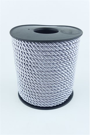 Açık Gri Kordonİp 3 mm 25 mt
