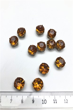 Açık Kahve Kasalı Plastik Dikme Taş 25 adet