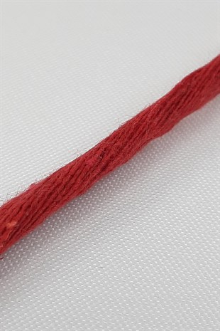 Açık Kırmızı Büklüm Tarama İpi