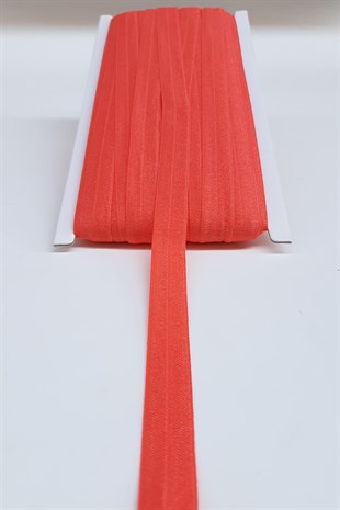 Açık Kırmızı Lastikli Saç Bandı 1,5cm