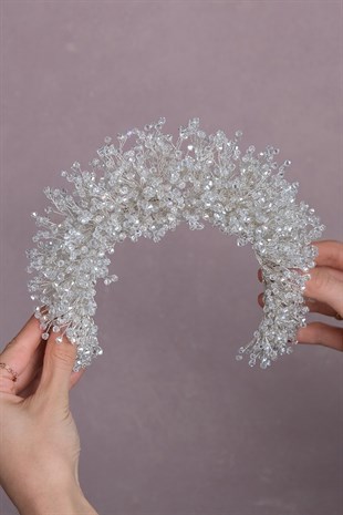 Light Cream Atair Henna and Bridal Crown