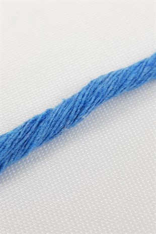 Açık Mavi 01 İnce Büklüm Makrome