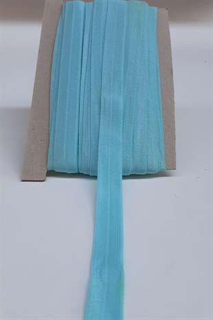 Açık Mavi Lastikli Saç Bandı 1,5cm