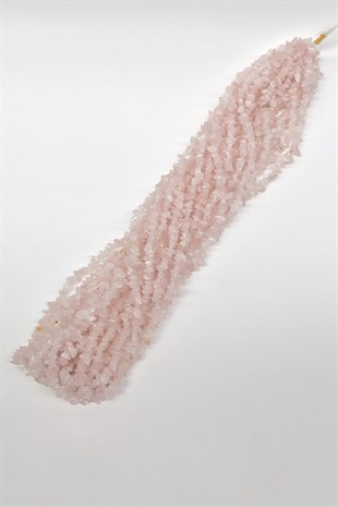 Light Pink Pebble Beads