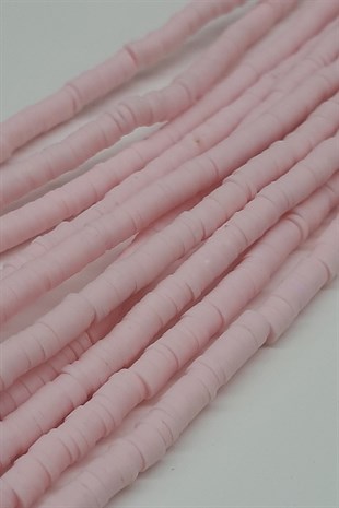 Açık Pembe Fimo Hamur Boncuk 4mm