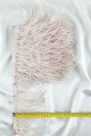 Light Powder Ostrich Feather