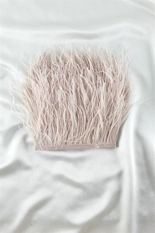 Light Powder Ostrich Feather