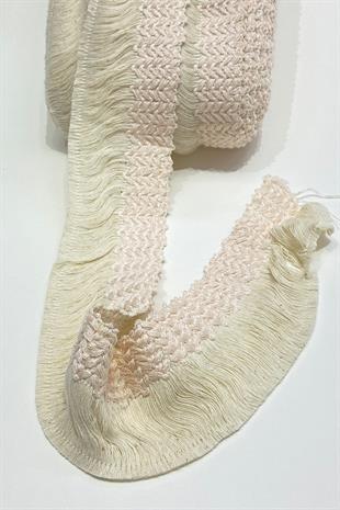 Açık Pudra Pamuk Püskül Saçak