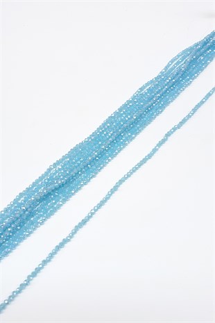 Clear Transparent Blue Crystal Beads 4 Mm